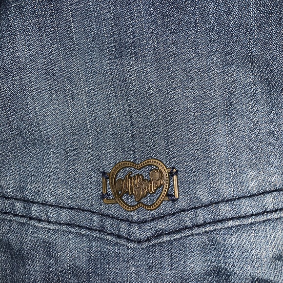 Jeans jacket sleeveless Apple bottom - Picture 9 of 16